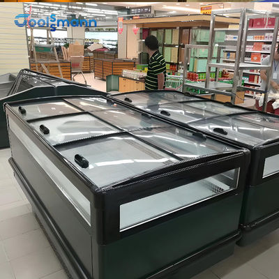 Ngang Siêu thị Đảo Tủ đông Tủ trưng bày Tủ lạnh Tủ mát