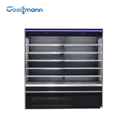 Mở tủ trưng bày theo chiều dọc Tủ đông Hiển thị siêu thị Tủ lạnh Merchandiser